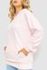 Худи женский двухнитка с капюшоном, цвет светло-розовый, 102R356 102R356 фото 3