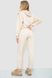 Спорт костюм женский однотонный, цвет светло-бежевый, 182R011-1 182R011-1 фото 4