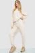 Спорт костюм женский однотонный, цвет светло-бежевый, 182R011-1 182R011-1 фото 3