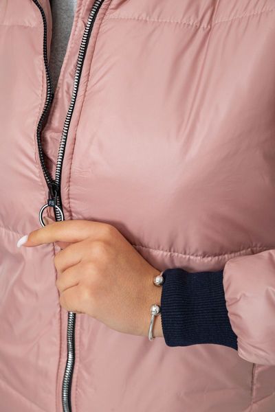 Куртка жіноча демісезонна, колір пудровий, 244R1505 244R1505 фото