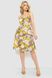 Жіночий сарафан з квітковим принтом, колір молочно-жовтий, 221R1932-6 221R1932-6 фото 2