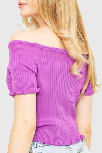Топ женский нарядный в рубчик, цвет фиолетовый, 204R020 204R020 фото
