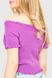 Топ женский нарядный в рубчик, цвет фиолетовый, 204R020 204R020 фото 4