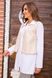 Жіноча сорочка, з жилетом в біло-бежеву смужку, 119R320-1 119R320-1 фото 3