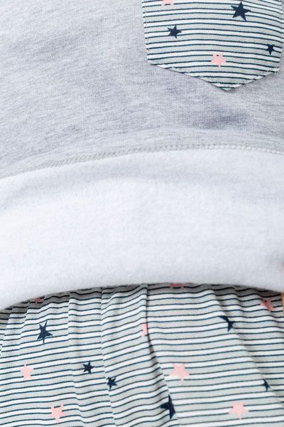 Піжама жіноча утеплена, колір сірий, 219R005-1 219R005-1 фото