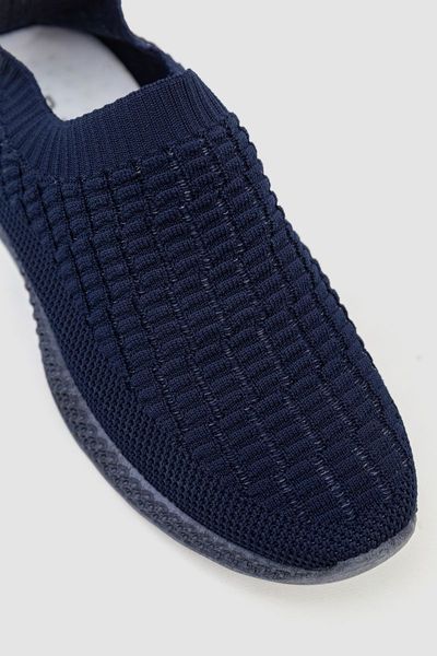 Слипоны мужские текстиль, цвет темно-синий, 243RH61 243RH61 фото