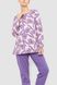 Пижама женская утепленная, цвет сиренево-пудровый, 219R004 219R004 фото 3