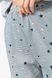 Піжама жіноча утеплена, колір сірий, 219R005-1 219R005-1 фото 7
