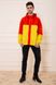 Куртка-ветровка мужская с капюшоном, цвет Красно-желтый, 131R069-12 131R069-12 фото 2