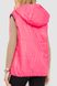 Жилетка жіноча з капюшоном, колір рожевий, 102R351 102R351 фото 4