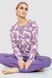 Пижама женская утепленная, цвет сиренево-пудровый, 219R004 219R004 фото 1