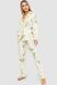 Пижама женская с принтом, цвет бежево-горчичный, 219RP-10091 219RP-10091 фото 3