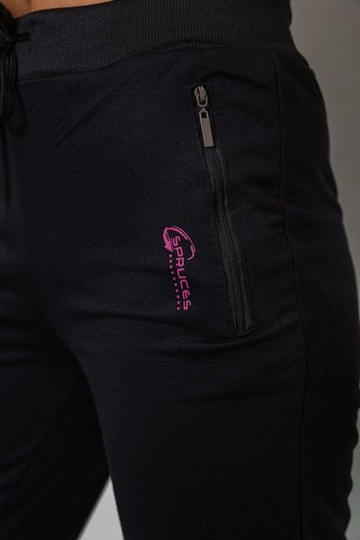 Спорт штани женские, цвет черный, 244R513 244R513 фото