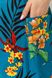 Сарафан женский с цветочным принтом, цвет петроль, 221R1932-5 221R1932-5 фото 5