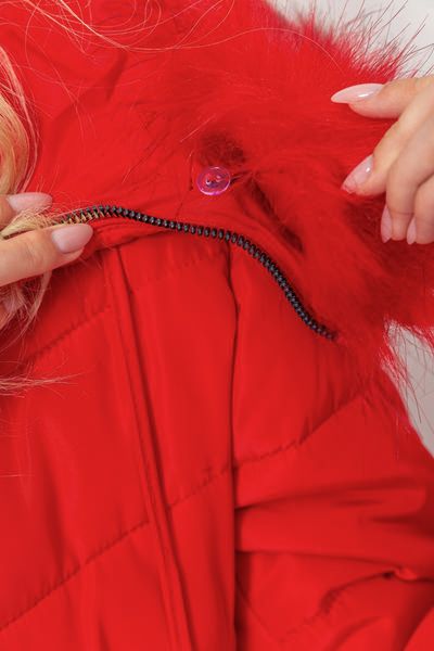 Куртка жіноча демісезонна, колір червоний, 235R819-66 235R819-66 фото