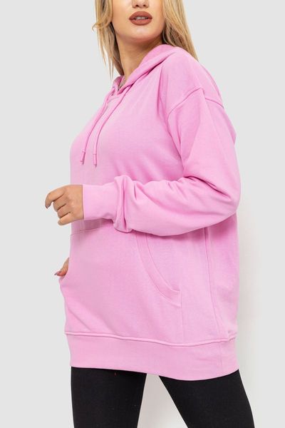 Худі жіночий турецька петля, колір рожевий, 129R002 129R002 фото