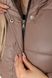 Куртка женская демисезонная экокожа, цвет мокко, 214R729 214R729 фото 6