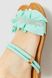 Босоніжки жіночі, колір бірюзовий, 214RF69 214RF69 фото 5