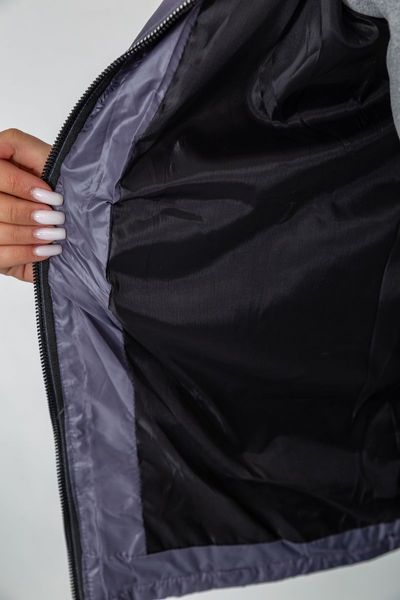 Куртка жіноча демісезонна, колір темно-бузковий, 244R1505 244R1505 фото