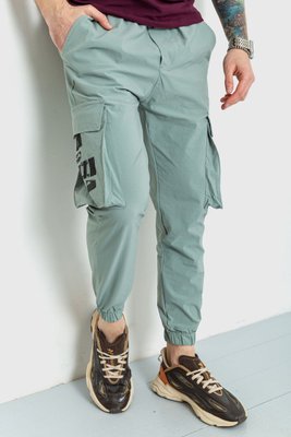 Спортивні брюки чоловічі тонкі стрейчеві, колір світло-оливковий, 157R102 157R102 фото