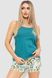 Жіноча піжама з принтом, колір смарагдовий, 219RL-6029 219RL-6029 фото 1
