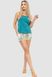 Пижама женская с принтом, цвет изумрудный, 219RL-6029 219RL-6029 фото 2