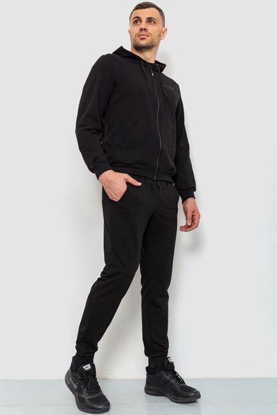 Спорт костюм мужской двухнитка, цвет черный, 119R200-1 119R200-1 фото