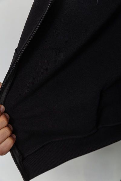 Спорт костюм чоловічий двонитка, колір чорний, 119R200-5 119R200-5 фото